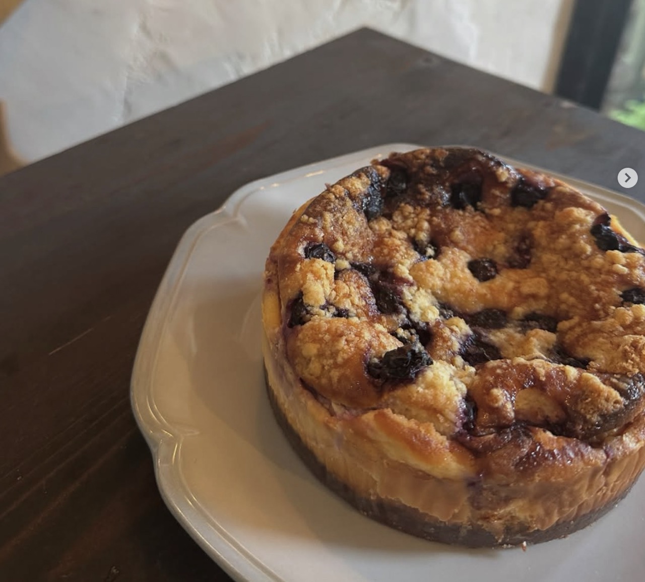 ブルーベリーチーズケーキ